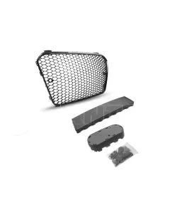 Μάσκα Για Audi A5 11-16 8T/8F RS-Look Κυψελωτή Γυαλιστερό Μαύρο 1 Τεμάχιο 