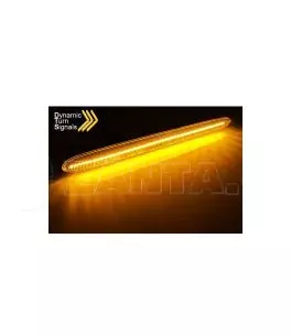 Πλαϊνά Φλας Φτερού Για Alfa Romeo Giulietta 10-20 White Led Dynamic 2 Τεμάχια 