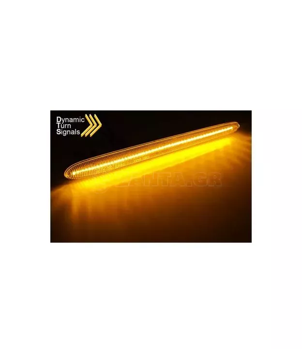 Πλαϊνά Φλας Φτερού Για Alfa Romeo Giulietta 10-20 White Led Dynamic 2 Τεμάχια