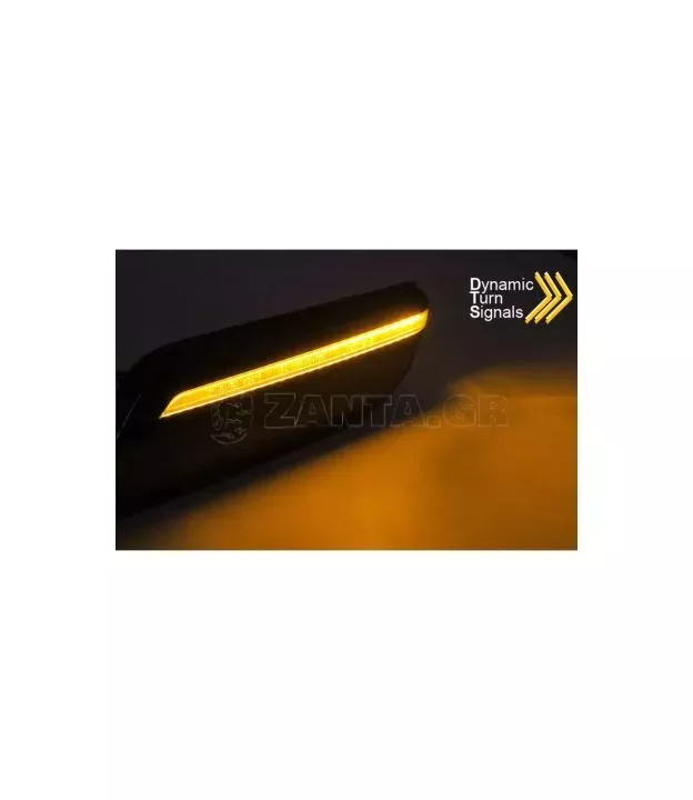 Πλαϊνά Φλας Φτερού Για Mini Cooper F55/ F56/ F57 2021- Dynamic Led Smoke 2Τεμάχια
