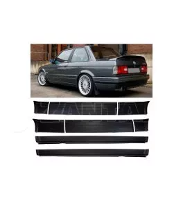 Πλαινά Μασπιέ & Τριμ Πόρτας Σετ Για Bmw 3 E30 82-94 2D M-Technik 2 Από Abs Πλαστικό 8 Τεμάχια 