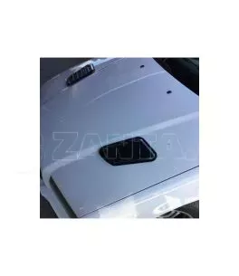 Αεραγωγοί Καπό Αυτοκόλλητοι Universal Τύπου Bmw GTR Μεγάλοι 18 x 15 x 33 x 1.5cm Μαύροι 2 Τεμάχια 