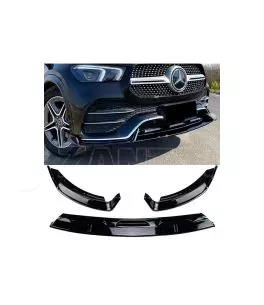 Μπροστινό Spoiler Για Mercedes-Benz GLE C167 / W167 / V167 19-23 Amg Line Μαύρο Γυαλιστερό 3 Τεμάχια 