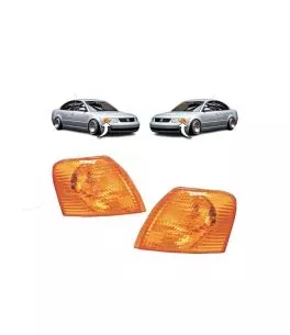 Μπροστινά Φλας Για Vw Passat 3B 96-00 Πορτοκαλί 2 Τεμάχια TYC 