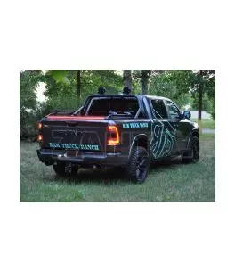 Tessera Roll+ ρολό καπάκι σε Μαύρο Ματ Dodge Ram 2019+ (1500 - 1500 TRX - 1500 CLASSIC) 