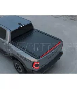 Tessera Roll+ ρολό καπάκι σε Μαύρο Ματ Dodge Ram 2019+ (1500 - 1500 TRX - 1500 CLASSIC) 