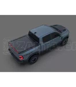 Tessera Roll+ ρολό καπάκι σε Μαύρο Ματ Dodge Ram 2019+ (1500 - 1500 TRX - 1500 CLASSIC) 