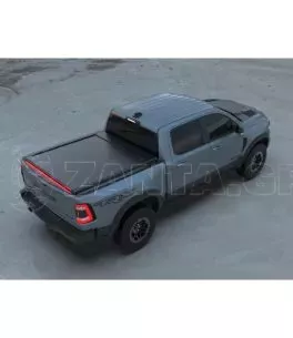 Ηλεκτρικό ρολό αλουμινίου Tessera Roll+ (BASIC + E-KIT έκδοση) σε μαύρο ματ Dodge Ram 2019+ (1500 - 1500 TRX - 1500 CLASSIC) 
