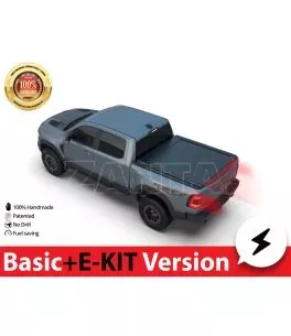 Ηλεκτρικό ρολό αλουμινίου Tessera Roll+ (BASIC + E-KIT έκδοση) σε μαύρο ματ Dodge Ram 2019+ (1500 - 1500 TRX - 1500 CLASSIC) 