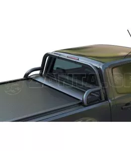 Μαύρο ματ ανοξείδωτο Roll bar ενάμιση σκέλους Dodge Ram 2019+ (1500 - 1500 TRX - 1500 CLASSIC) 