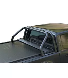 Μαύρο ματ ανοξείδωτο Roll bar δύο σκελών Dodge Ram 2019+ (1500 - 1500 TRX - 1500 CLASSIC) 