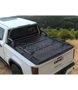 Μαύρο ματ ανοξείδωτο Roll bar ενάμιση σκέλους GMC Sierra 1500 2019+ 