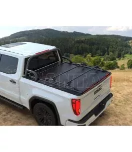 Μαύρο ματ ανοξείδωτο Roll bar ενάμιση σκέλους GMC Sierra 1500 2019+ 
