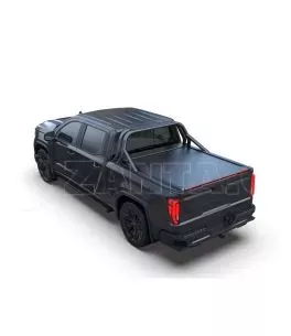 Μαύρο ματ Sport Design ανοξείδωτο Roll bar δύο σκελών GMC Sierra 1500 2019+ 