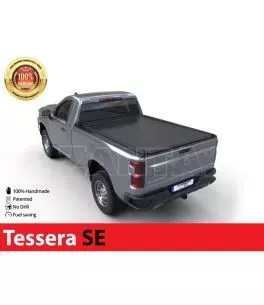 Ρολό καπάκι καρότσας αλουμινίου Tessera SE σε μαύρο ματ Chevrolet Silverado 2019+ 