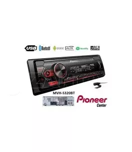 Radio USB / Bluetooth / AUX 4x50W Pioneer MVH-S320BT Universal 1DIN Με Αποσπώμενη Πρόσοψη 