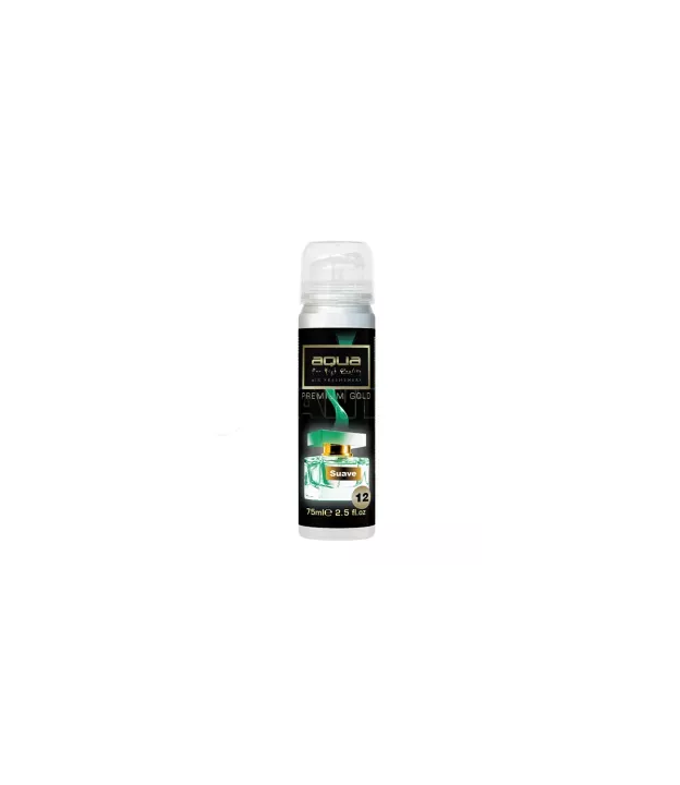 ΑΡΩΜΑΤΙΚΟ ΑΥΤΟΚΙΝΗΤΟΥ ΣΕ ΣΠΡΕΙ (SPRAY) ΜΕ ΑΡΩΜΑ SUAVE PREMIUM GOLD SERIES 75ml AQUA - 1 TEM.