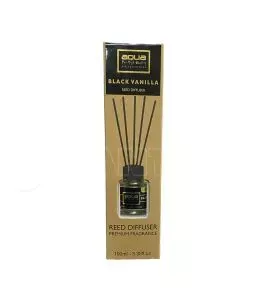 Αρωματικό Χώρου Black Vanilia Home Reed Diffuser με 6 Στικς Aqua 100 ml - 1 τμχ 
