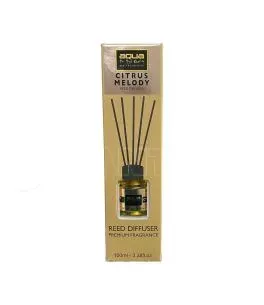 Αρωματικό Χώρου Citrus Melody Home Reed Diffuser με 6 Στικς Aqua 100 ml - 1 τμχ 