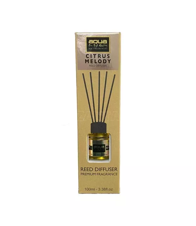 Αρωματικό Χώρου Citrus Melody Home Reed Diffuser με 6 Στικς Aqua 100 ml - 1 τμχ