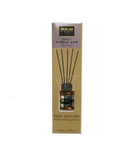 Αρωματικό Χώρου Juicy Bubblegum Home Reed Diffuser με 6 Στικς Aqua 100 ml - 1 τμχ 