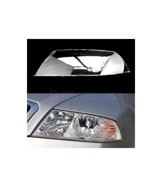 Κρύσταλλα Φαναριών Για Skoda Octavia 04-09 Sedan / Touring Ζευγάρι 2 Τεμάχια