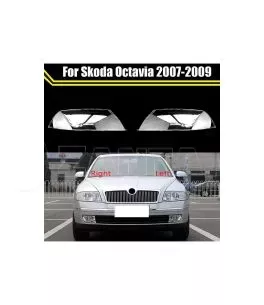 Κρύσταλλα Φαναριών Για Skoda Octavia 04-09 Sedan / Touring Ζευγάρι 2 Τεμάχια 