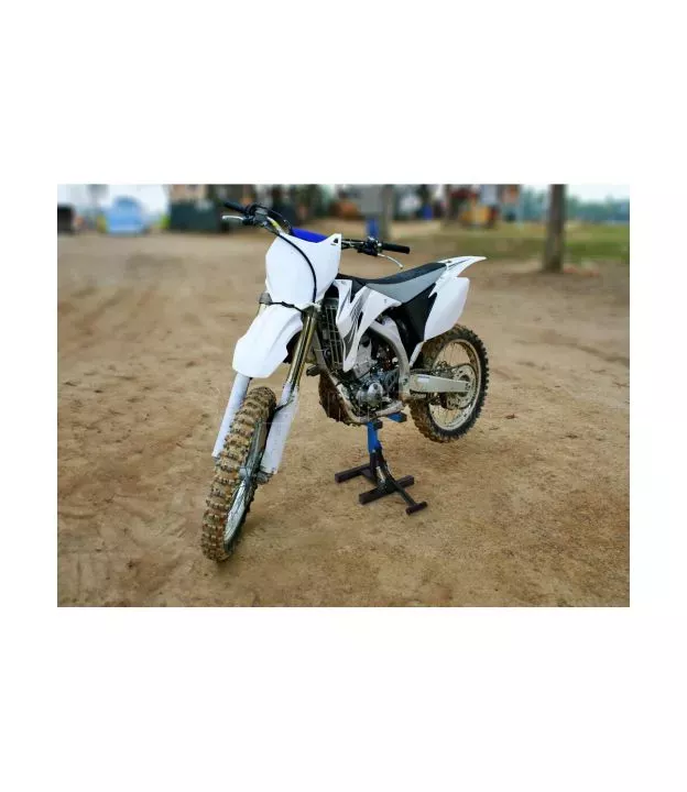 ΣΤΑΝΤ ΑΝΥΨΩΣΗΣ ΤΡΟΧΟΥ MOTO (CROSS/ENDURO) MAX150kg / ΥΨΟΣ: 30-40cm/ ΒΑΣΗ: 20x30cm ΜΠΛΕ CROSS LIFT LAMPA - 1 τεμ.