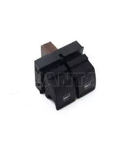 VW GOLF V 04-08 ΔΙΑΚΟΠΤΗΣ ΠΑΡΑΘ. ΕΜΠ. (Διπλός) (Καφέ φίσα)(4pin) L 