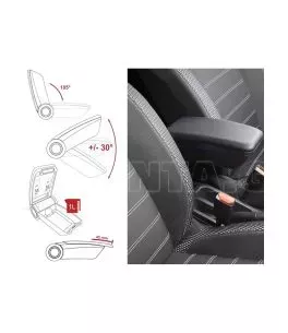 Ολοκληρωμένος Τεμπέλης Καθίσματος ARMSTER 3 PLUG & PLAY για Dacia Duster LHD 2018-2019 (με Εργοστασιακό Υποβραχιόνιο) από Πλαστι 