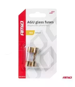 ΑΣΦΑΛΕΙΕΣ ΓΥΑΛΙΝΕΣ AGU AGU 60A 38x10,3mm  ΑΜΙΟ - 2 ΤΕΜ. 