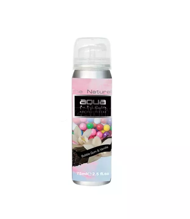 ΑΡΩΜΑΤΙΚΟ ΑΥΤΟΚΙΝΗΤΟΥ ΣΕ ΣΠΡΕΙ (SPRAY) ΜΕ ΑΡΩΜΑ ΤΣΙΧΛΟΦΟΥΣΚΑ & ΒΑΝΙΛΙΑ FLAVORS SERIES 75ml AQUA - 1 TEM.