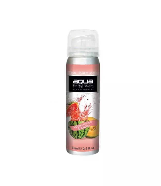 ΑΡΩΜΑΤΙΚΟ ΑΥΤΟΚΙΝΗΤΟΥ ΣΕ ΣΠΡΕΙ (SPRAY) ΜΕ ΑΡΩΜΑ ΚΑΡΠΟΥΖΙ & ΠΕΠΟΝΙ FRUITS SERIES 75ml AQUA - 1 TEM.