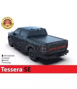 Ρολό καπάκι καρότσας αλουμινίου Tessera SE σε μαύρο ματ Ford F-150 2021+ 