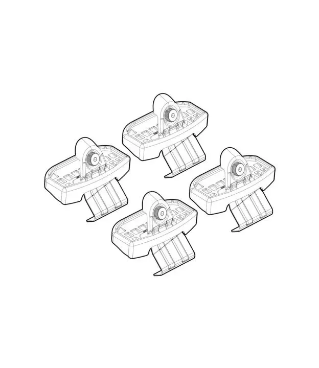 ΑΚΡΑ ΓΙΑ ΜΠΑΡΕΣ NORDRIVE ΓΙΑ HONDA HR-V 11/2021+ - 4 τεμ.