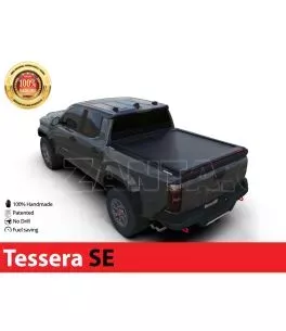 Ρολό καπάκι καρότσας αλουμινίου Tessera SE σε μαύρο ματ Toyota Tacoma 2024+ 