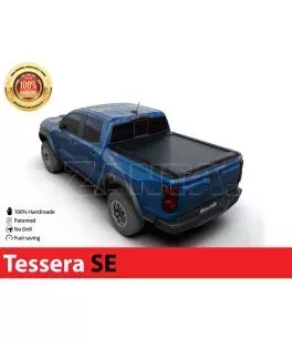 Ρολό καπάκι καρότσας αλουμινίου Tessera SE σε μαύρο ματ Chevrolet Colorado 2023+ 