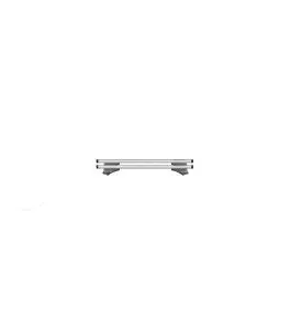 ΜΠΑΡΕΣ ΟΡΟΦΗΣ ΑΛΟΥΜΙΝΙΟΥ BLADE XL SILVER 130cm ΜΕ ΑΚΡΑ ALFA HIGH ΓΙΑ FLUSH / STANDARD RAILS MENABO - 2 ΤΕΜ. 