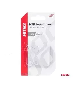 ΑΣΦΑΛΕΙΕΣ FLAT 42mm 50A AMIO - 2 Τεμ. 