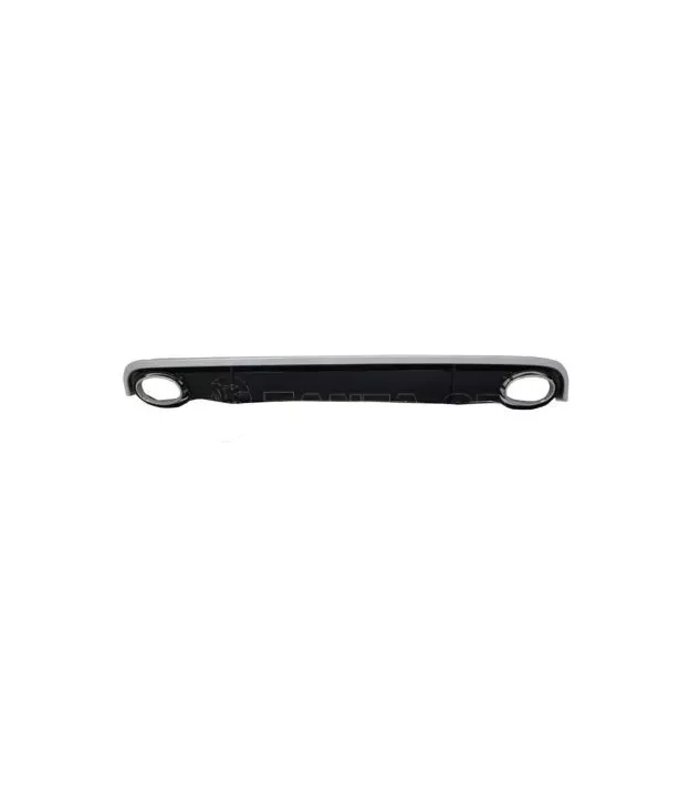 Diffuser Πίσω Προφυλακτήρα Για Audi A7 4G 10-14 RS7 Look Για Απλό Προφυλακτήρα Με Μπούκες Από Abs Πλαστικό