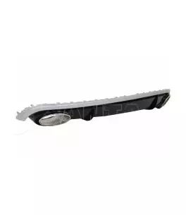 Diffuser Πίσω Προφυλακτήρα Για Audi A7 4G 10-14 RS7 Look Για Απλό Προφυλακτήρα Με Μπούκες Από Abs Πλαστικό 
