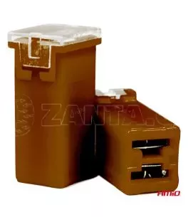 ΑΣΦΑΛΕΙΕΣ JapVal PAL ΜΙΝΙ 14mm ΘΗΛΥΚΕΣ 70A ΣΕ ΚΑΦΕ ΧΡΩΜΑ AMIO - 2 Τεμ. 