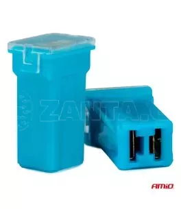 ΑΣΦΑΛΕΙΕΣ JapVal PAL ΜΙΝΙ 17mm ΘΗΛΥΚΕΣ 20A ΣΕ ΓΑΛΑΖΙΟ ΧΡΩΜΑ AMIO - 2 Τεμ. 
