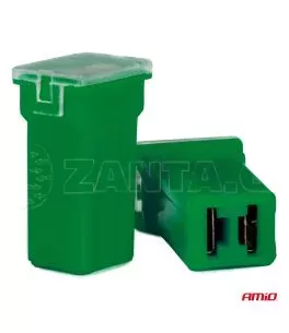 ΑΣΦΑΛΕΙΕΣ JapVal PAL ΜΙΝΙ 17mm ΘΗΛΥΚΕΣ 40A ΣΕ ΠΡΑΣΙΝΟ ΧΡΩΜΑ AMIO - 2 Τεμ. 