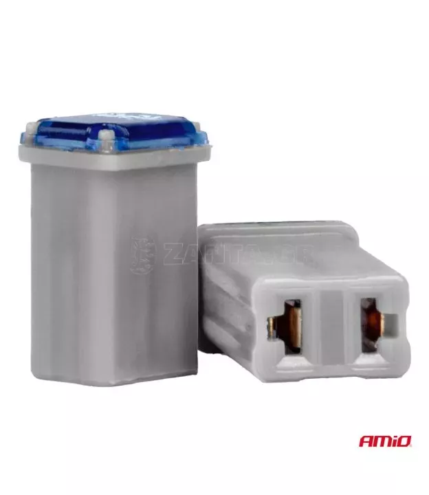 ΑΣΦΑΛΕΙΕΣ JapVal PAL ΜICRO 11mm ΘΗΛΥΚΕΣ 15A ΣΕ ΓΚΡΙ ΧΡΩΜΑ AMIO - 2 Τεμ.