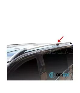 ΜΠΑΡΕΣ ΟΡΟΦΗΣ ΓΙΑ MERCEDES VITO / VIANO W639/W447 2003+ ΠΑΡΑΛΛΗΛΕΣ ΑΛΟΥΜΙΝΙΟΥ L1 ΑΣΗΜΙ OMTEC - 2 τεμ. 