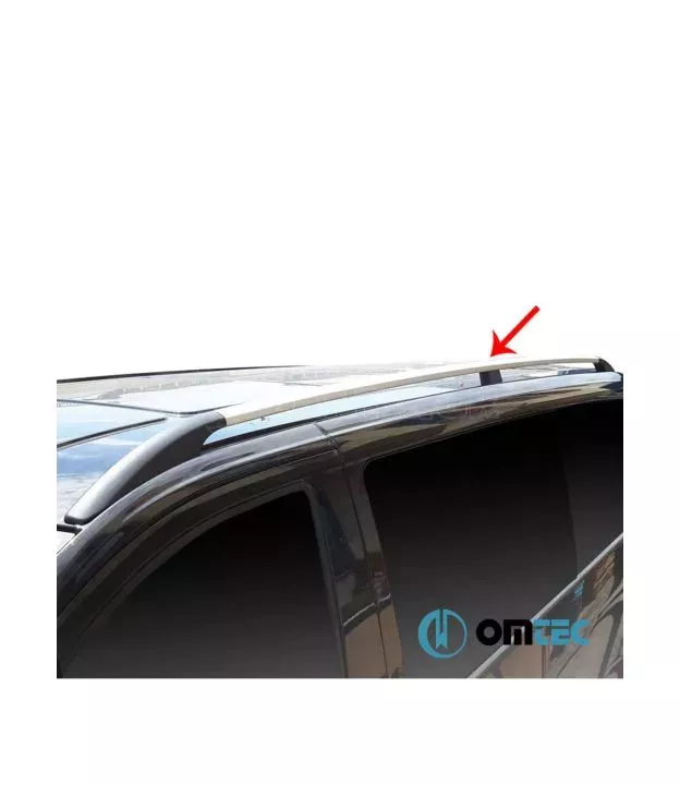ΜΠΑΡΕΣ ΟΡΟΦΗΣ ΓΙΑ MERCEDES VITO / VIANO W639/W447 2003+ ΠΑΡΑΛΛΗΛΕΣ ΑΛΟΥΜΙΝΙΟΥ L1 ΑΣΗΜΙ OMTEC - 2 τεμ.