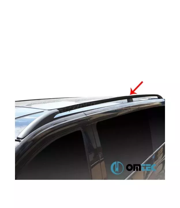 ΜΠΑΡΕΣ ΟΡΟΦΗΣ ΓΙΑ MERCEDES VITO / VIANO W639/W447 2003+ ΠΑΡΑΛΛΗΛΕΣ ΑΛΟΥΜΙΝΙΟΥ L1 ΜΑΥΡΕΣ OMTEC - 2 τεμ.