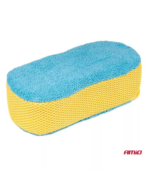 ΣΦΟΥΓΓΑΡΙ ΠΛΥΣΙΜΑΤΟΣ ΜΙΚΡΟΦΙΜΠΡΑ 2in1 23x10x6cm AMIO - 1 Τεμ.