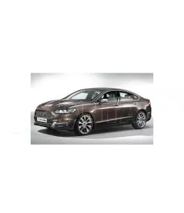 Μπροστινά Φανάρια Set Για Ford Mondeo mk5 13-16 DRL Chrome H7/Led Με Φλας Dynamic Carner 